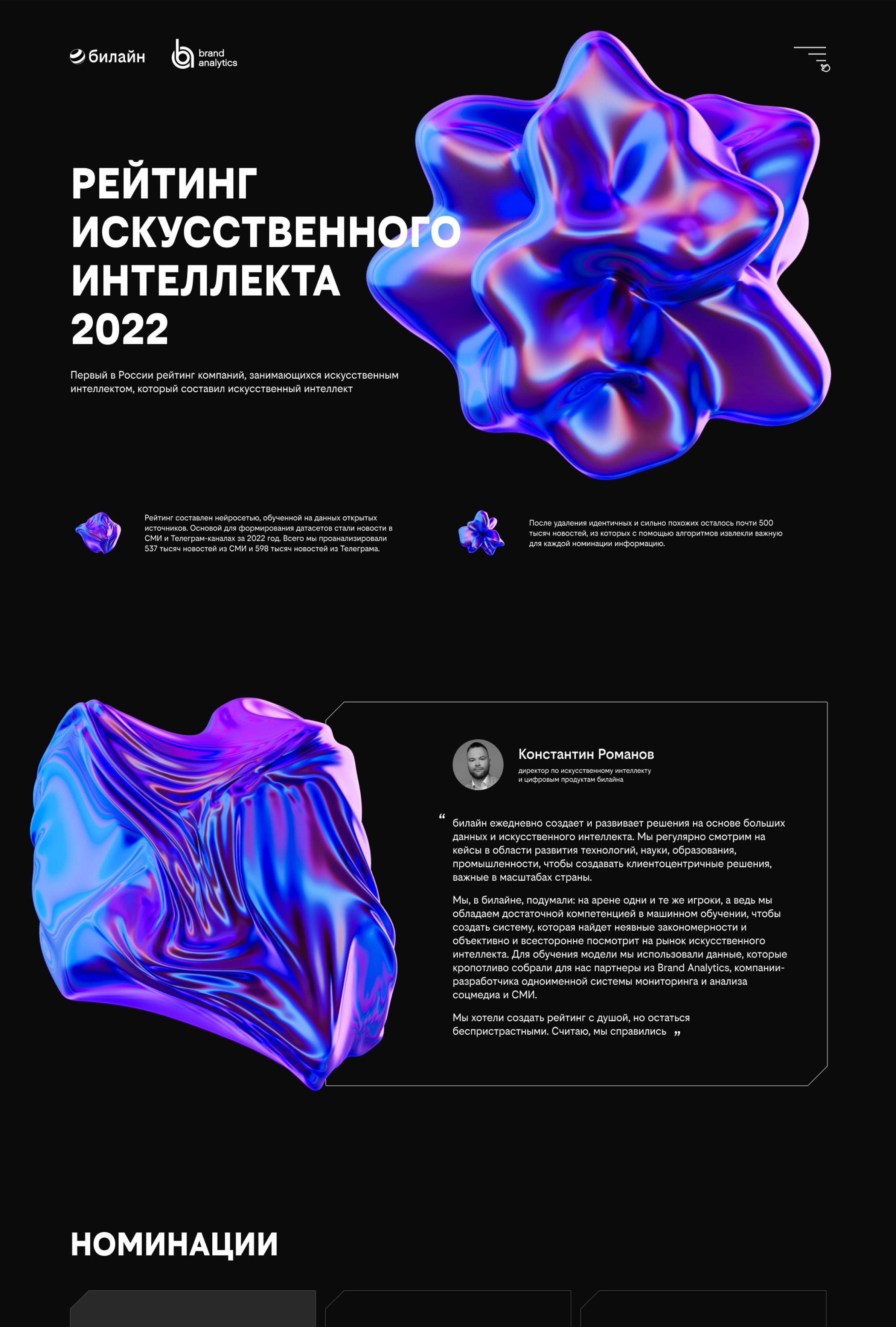 Рейтинг ИИ 2022